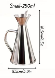 Olijfolie kan rvs voor 250ml olijfolie NR 6