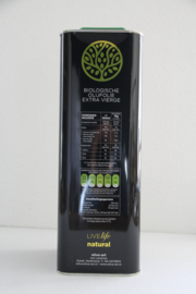 Saltsidis Griekse  Biologische Olijfolie Extra Vierge 5 liter blik & Latzimas Griekse  biologische olijfolie extra vierge  5  liter blik& GRATIS  VERZENDING