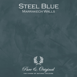 Marrakech Walls - Steel Blue