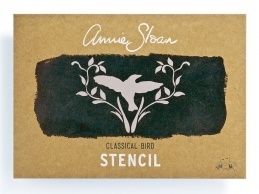 Annie Sloan Stencil - Classical Bird