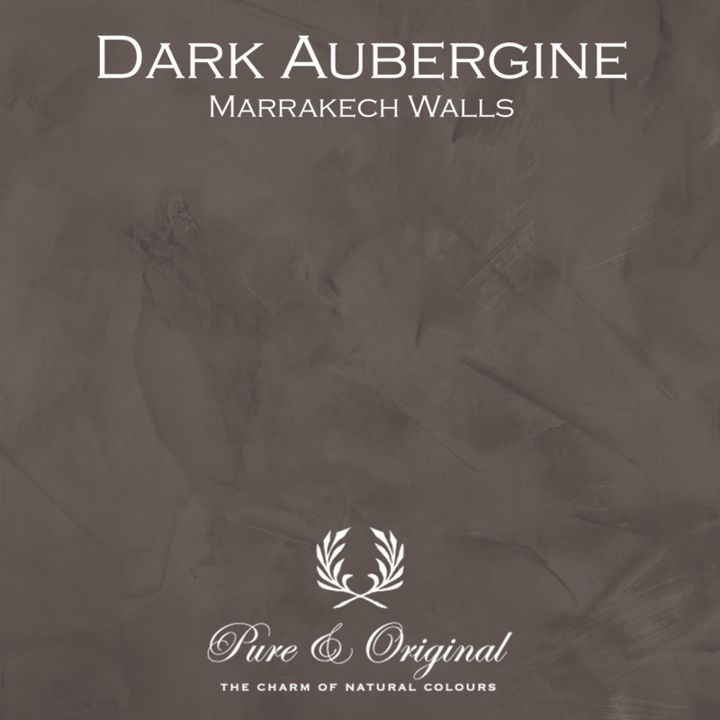 Marrakech Walls - Dark Aubergine