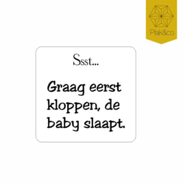 Deurbelsticker instructies aanbellen