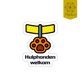 Hulphonden sticker: Hulphonden welkom