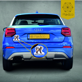 Hulphonden sticker: Hond aan boord