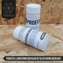 Proefsetje lijmverwijderaar & stickerverwijderaar