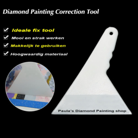 Plastic recht legger corrector voor diamond painting
