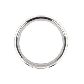 Stainless Steel 15 Inch Wheel Beauty Ring, Smooth