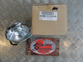 BATES STYLE 4-1/2" 35/35W HEADLAMP. CHROME