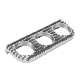 OTB Gear - Under Dash Gauge Panel - 3 Hole - Finned -