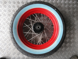 rear wheel old skool 16 inch white wall tire