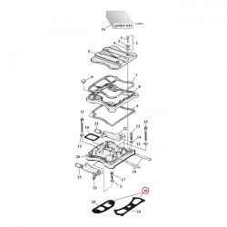 JAMES, ROCKER COVER 1-PIECE LEFT & RIGHT GASKET SET. RCM