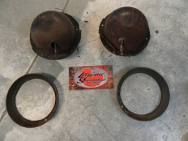 original headlight ,  buckets and rings  set .