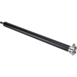 3-Bolt Black Steel Steering Column-3/4 DD-26 Inch Length