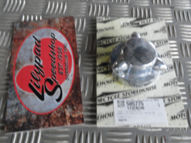 KROMETT, GAS CAP COVER LARGE. CHROME