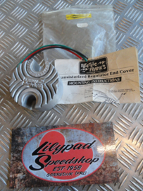 ELECTRIK FRANK TRANSITORIZED REGULATOR END COVER  DYNAMO 65 UP