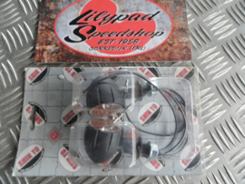 ARIZONA, HALOGEN TURN SIGNALS. BLACK. 20MM STEM