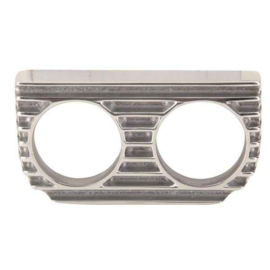 OTB Gear - Under Dash Gauge Panel - 2 Hole - Finned -