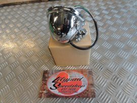 BATES STYLE 4-1/2" 35/35W HEADLAMP. CHROME