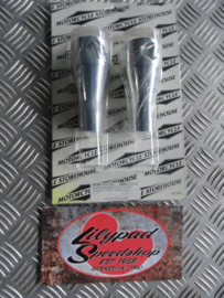 PANHEAD STYLE RISERS. CHROME, 4" RISE