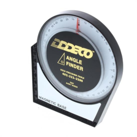 DECO Magnetic Angle Finder Gauge Tool, 4.14 In. Diameter