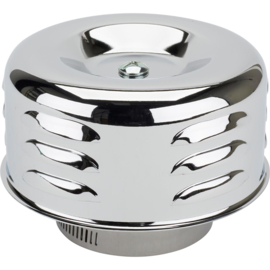 Louvered Style Chrome Air Cleaner, 2-5/8 Inch
