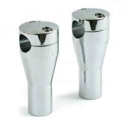 PANHEAD STYLE RISERS. CHROME, 4" RISE
