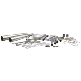 small block chevy   Lake Style Header Kit, 1-5/8 Tube, 3-1/2 Inch Cone