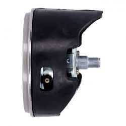FL SPEEDOMETER, '62-67 FACE', BLACK/SILVER. 2.24:1 MPH