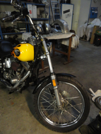 HARLEY DAVIDSON SOFTAIL CUSTOM 1988 ( SCHADE MOTOR ) VERKOCHT 