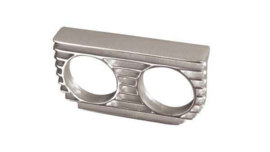 OTB Gear - Under Dash Gauge Panel - 2 Hole - Finned -