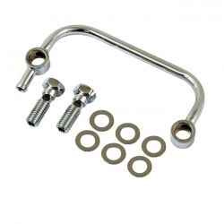 AIR CLEANER BREATHER KIT. CHROME EV0 93 AND UP