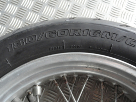 custom  rear wheel akron rim  aluminium  16 inch WIDE FAT TIRE