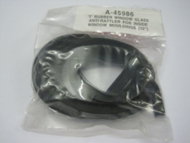 T RUBBER WINDOW GLASS ANTI RATTLER FOR INSIDE  32INCH LONG