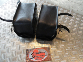 SMALL  LEATHER BAGS  ( FITS HD SOFTAIL 1989-2000 )
