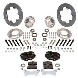 Wilwood Disc Brake Kit for 49-54 Chevy Spindles, 4-Piston, Steel Rotor