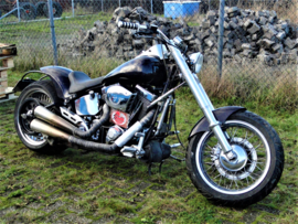 HARLEY DAVIDSON SOFTAIL "EL BRUTO" ULTIMA ENGINE 127 CU , 2100 CC ( SOLD )