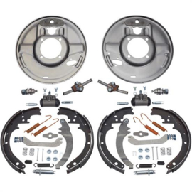 Hydraulic Brake Rear Backing Plates  -Rear -E Brakes for 1937-48 Ford Rear, 12 x 1-3/4 Inch