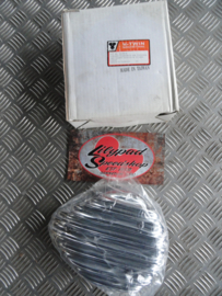 V-Twin Manufacturing Canada – Chrome Finned Tear Drop Air Cleaner