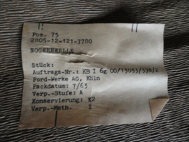 Ford  Koln N.O.S. original camshaft