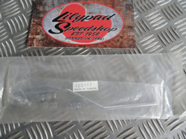 SHOVEL ROCKER BOX OIL LINE KIT. CHROME