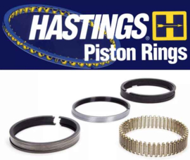 Ford 239 255 Flathead Flat Head Hastings Cast Piston 4 Ring Set 1949-1953 .STD"