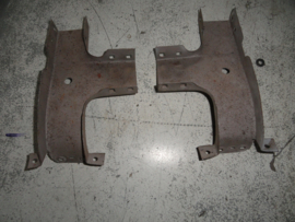 1930-1931 Model A Ford Door Wood Header Support - Rear Main Bow T Corner Bracket - Coupe - Steel - Right AND left