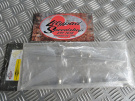 FRONT FENDER TIP SPEARS, STAINLESS 49-85 FL