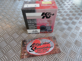 K&N, AIR CLEANER ASSEMBLY. CHROME BONNET 5.25"