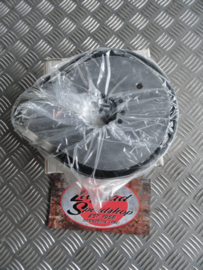 V-Twin Manufacturing Canada – Chrome Finned Tear Drop Air Cleaner