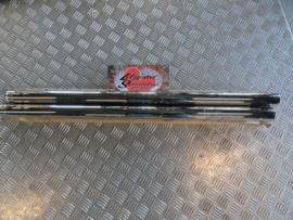 FORK TUBES 41MM, 32-1/4". SHOW CHROME 1984-99