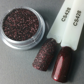 Crystal Nailart Sugar Sparkling Deep Cherry 428