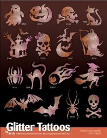 Spooky Halloween Sjablonenset met A4 poster