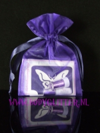 Minisetje Purple Dark Butterfly Loop