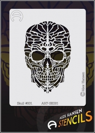 Alex Hansen Small Stencil Skull #001